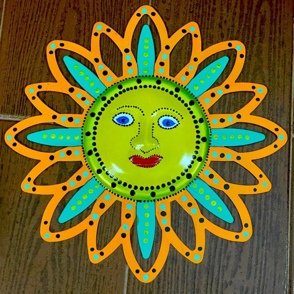 Hand Crafted Metal Sun